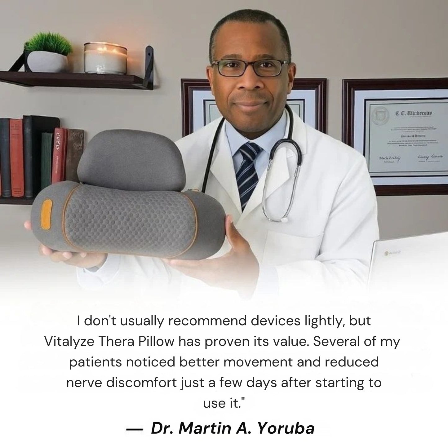 Vitalyze Thera Pillow - Traction Massager