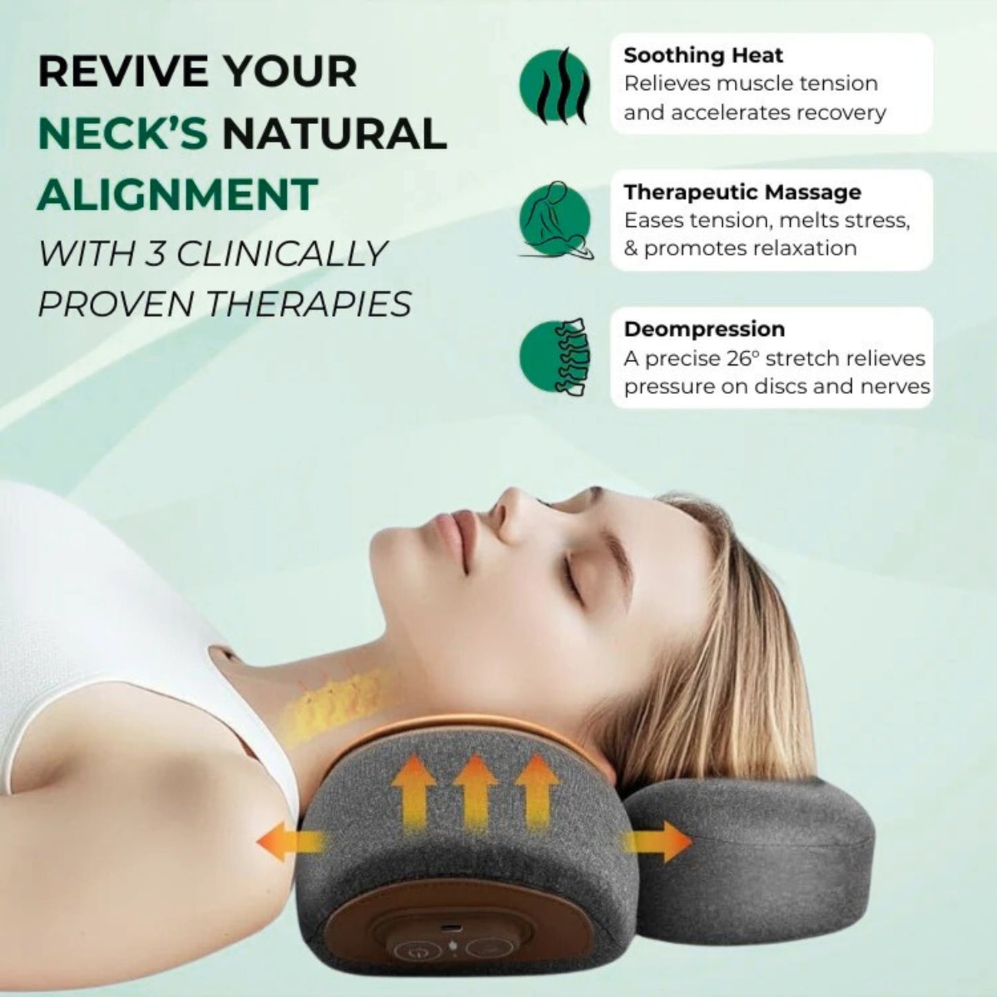 Vitalyze Thera Pillow - Traction Massager