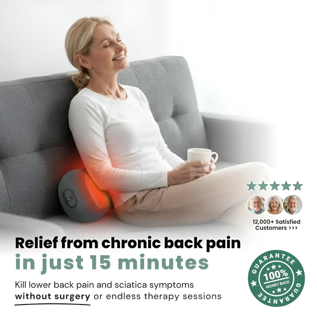 Vitalyze Back Pro - Triple Fusion Massager for Back Pain Relief